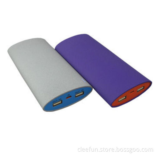 New power bank with dual USB output, shake the body to start working,creative design,good appearance
